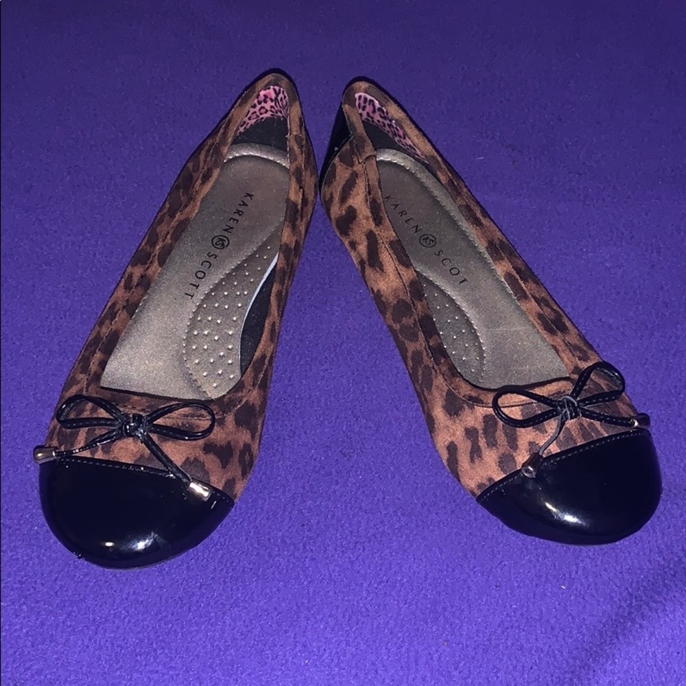 Cheetah Print Flat Dress Shoes